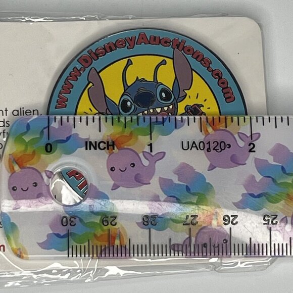 Vtg Stitch 2 pc NOS 2002 DISNEY Pin Alien Ebay Auctions LE 5000 PLUS keychain - Picture 8 of 11